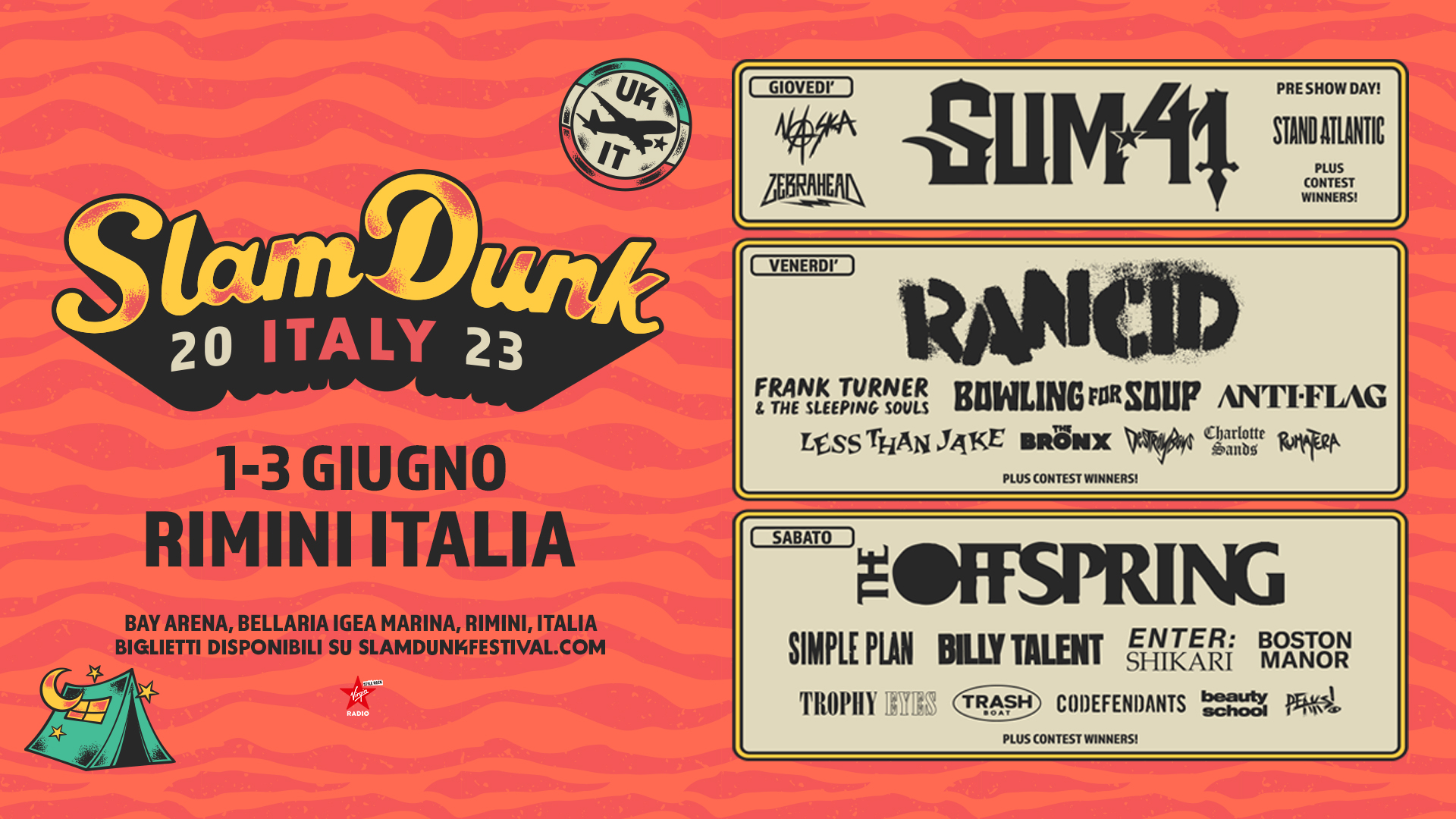 Slam Dunk Festival 2023 Locandina